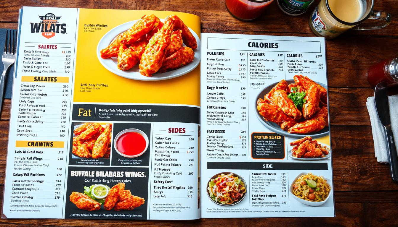 Buffalo Wild Wings Nutrition Menu