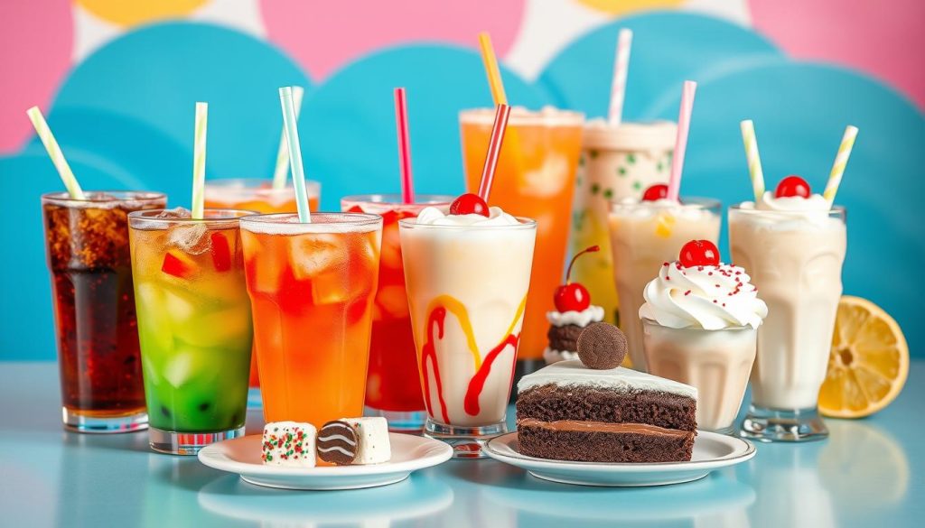 Burger King Drinks and Desserts