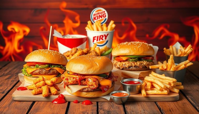 Burger King Fiery Menu