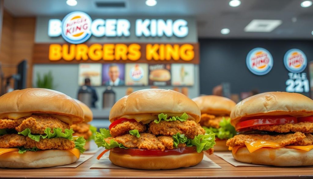 Burger King chicken sandwich menu