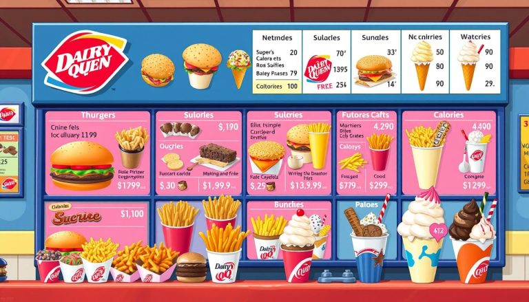 Dairy Queen Calories Menu