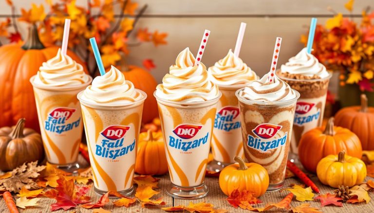 Dairy Queen Fall Blizzard Menu