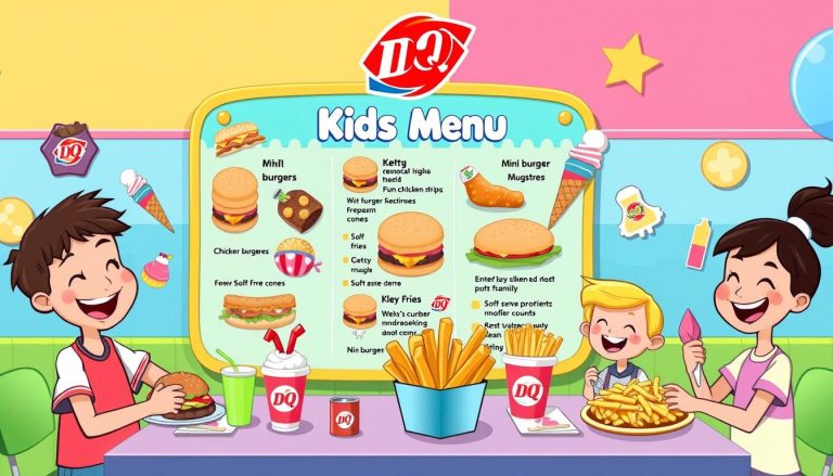 Dairy Queen Kids Menu