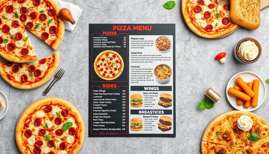 Domino's menu prices