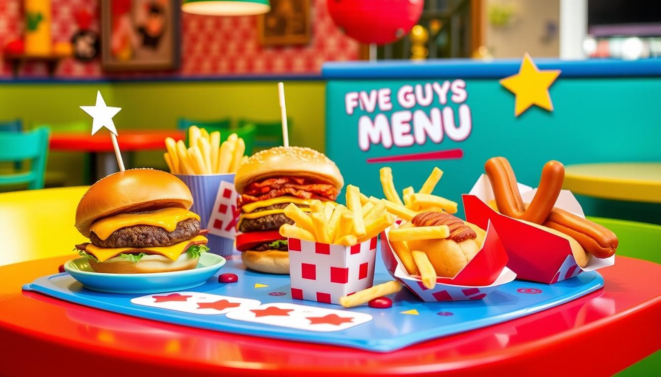 Five Guys Kids Menu