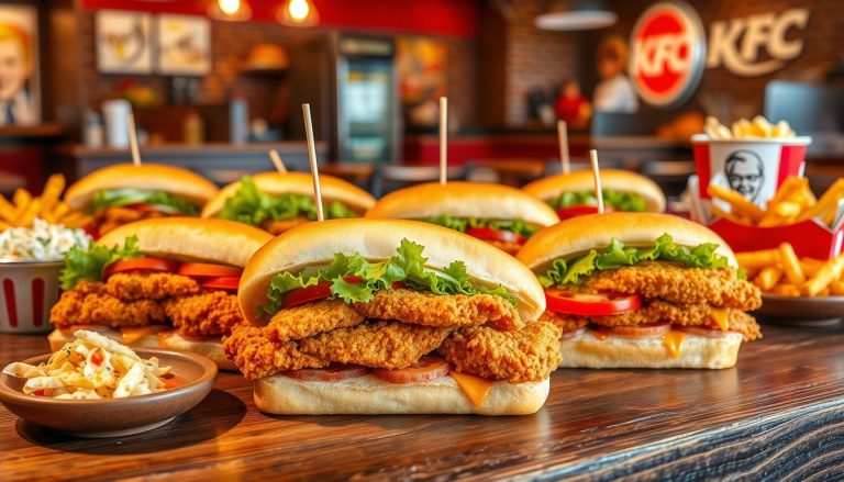 KFC Chicken Sandwich Menu