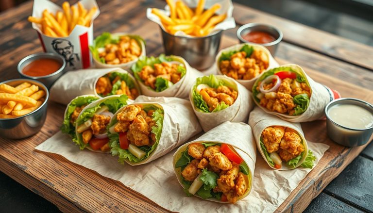 KFC Wrap Menu