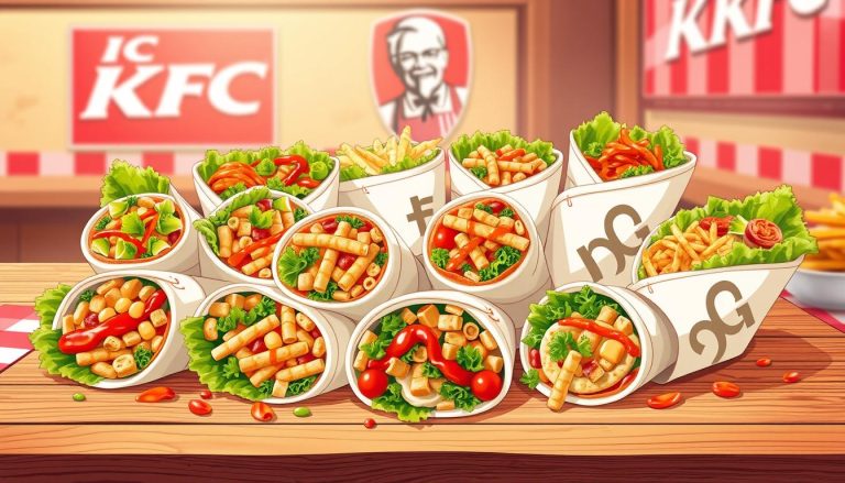 KFC Wraps Menu