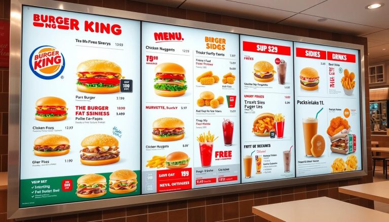 Menu De Burger King