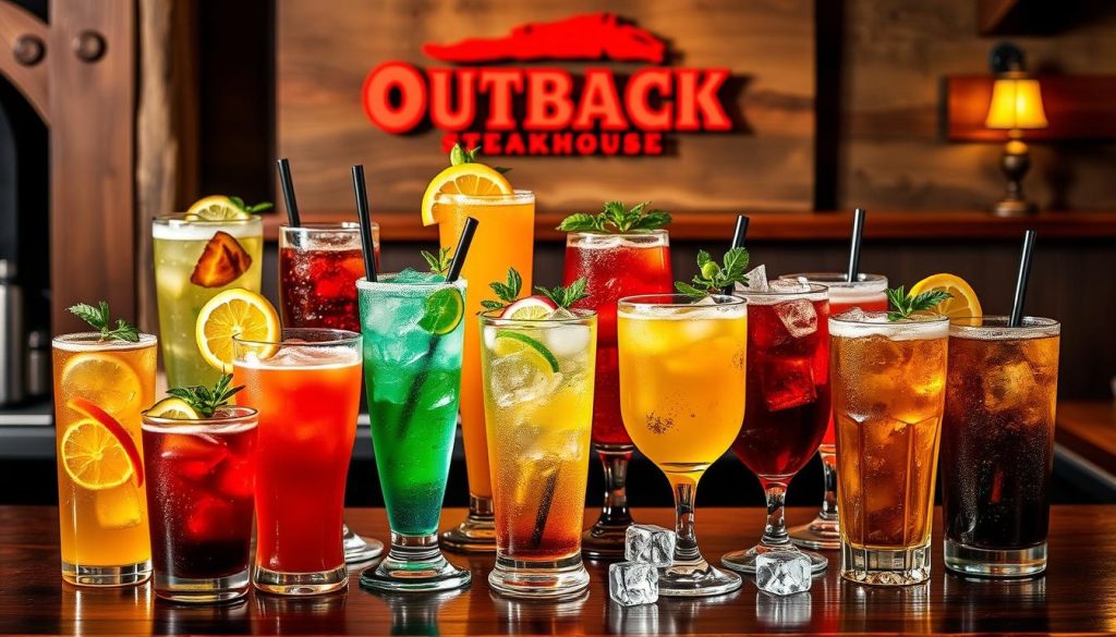 Outback Steakhouse beverage selection