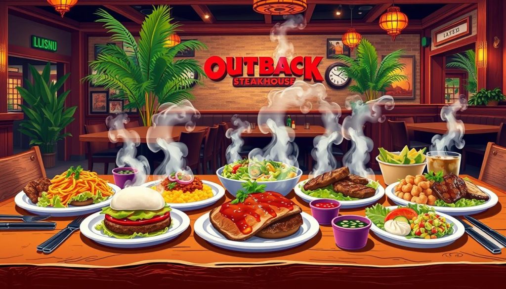 Outback Steakhouse lunch menu analysis