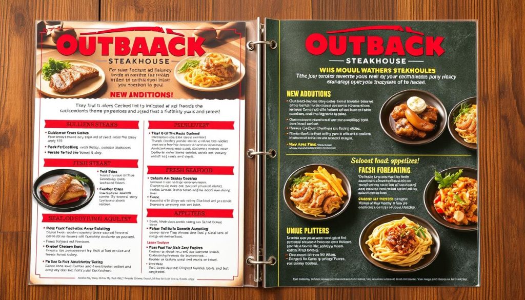 Outback Steakhouse menu updates