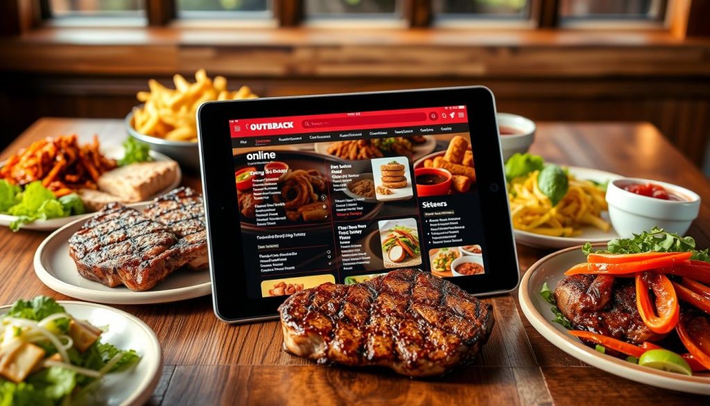 Outback Steakhouse online ordering