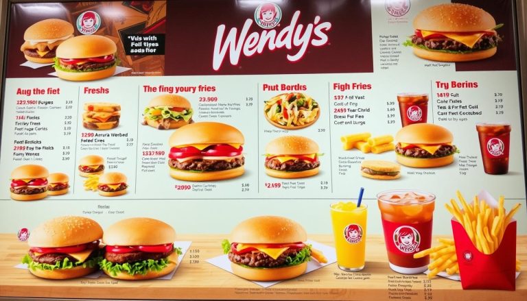 Wendy's Canada Menu