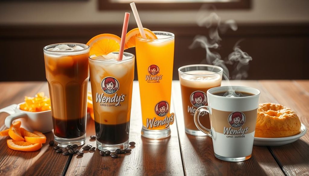 Wendy's breakfast beverages