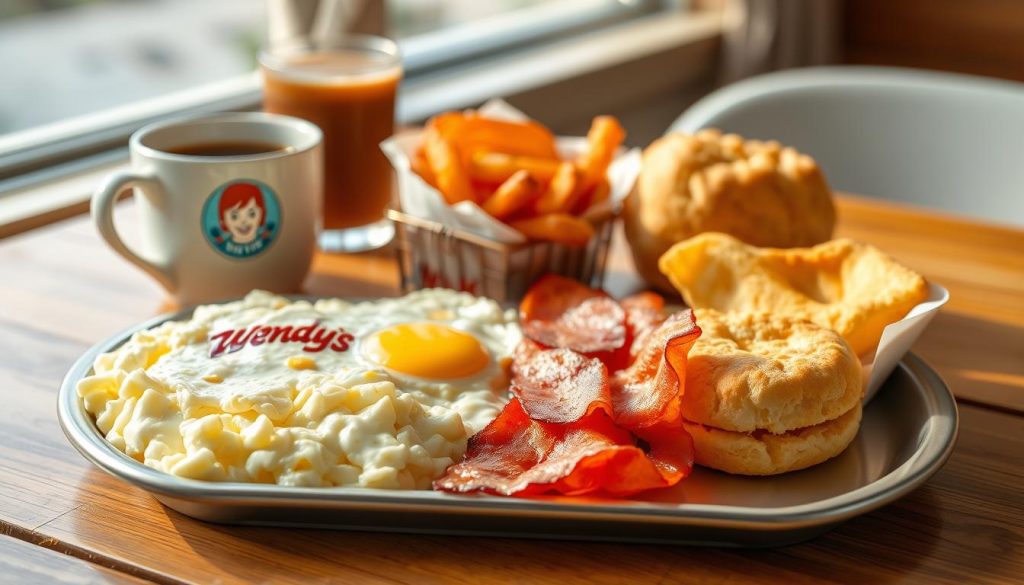 Wendy's breakfast offerings