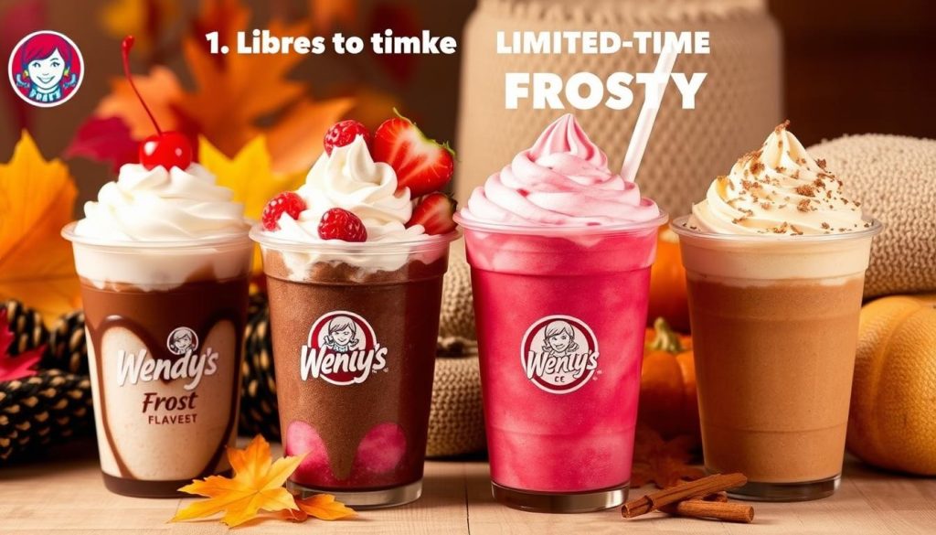 Wendy's limited-time Frosty flavors