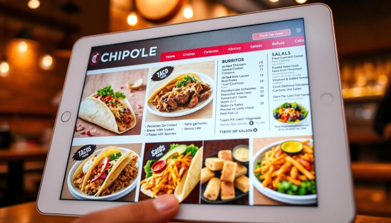 chipotle online menu