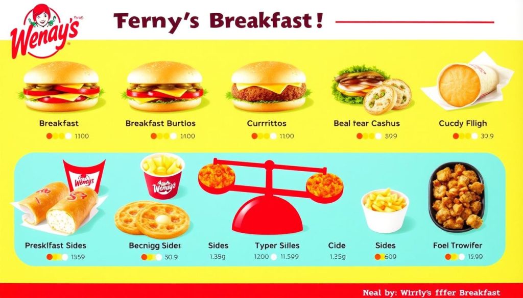 comparative calorie counts of breakfast options