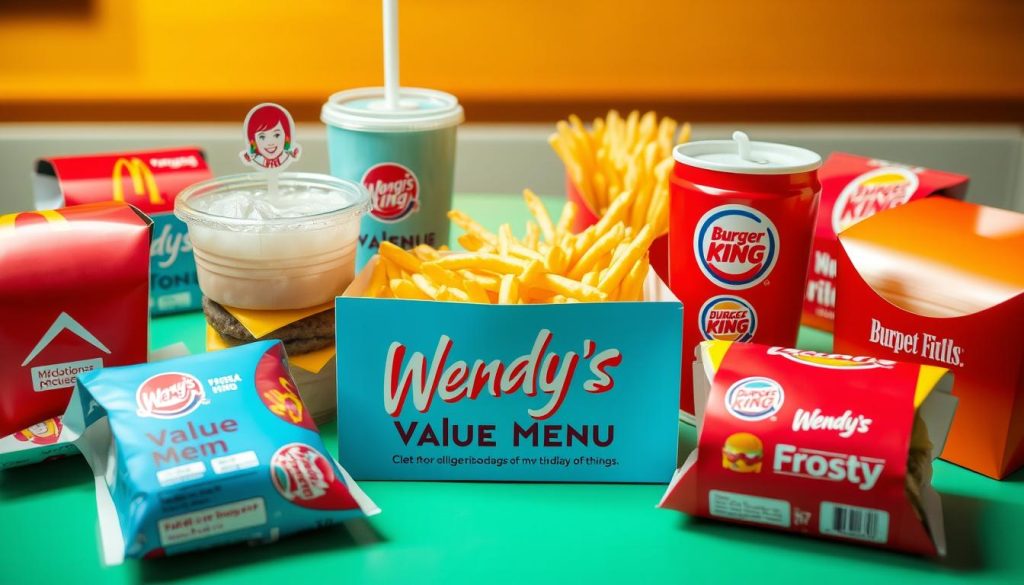 compare Wendy's value menu with competitors