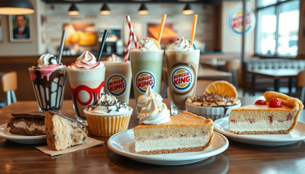 comprehensive Burger King dessert prices