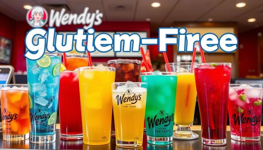 gluten-free beverages at Wendy's