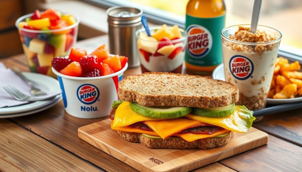 healthier breakfast options at Burger King