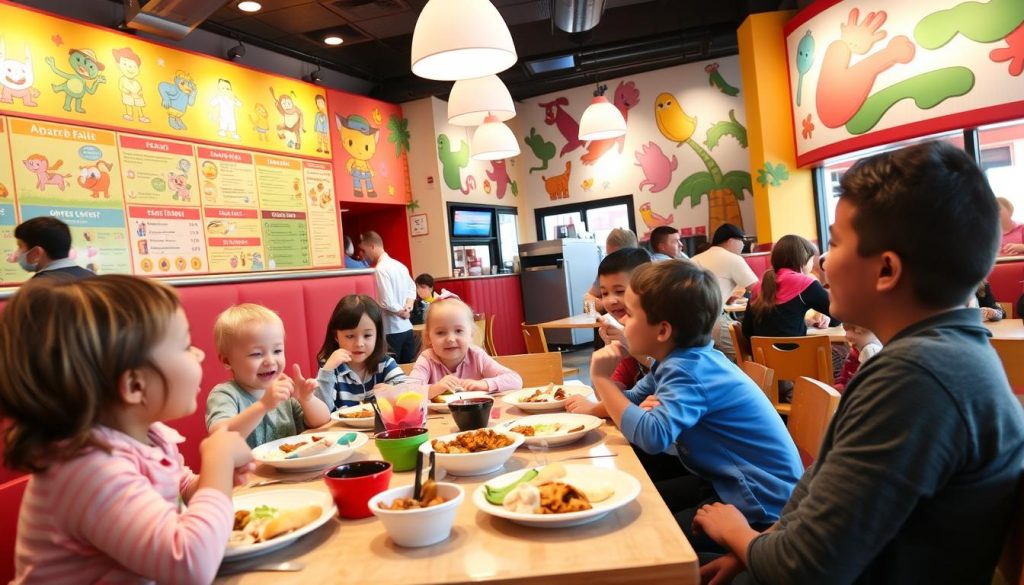 kid-friendly dining experience