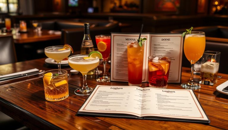 longhorn steakhouse drink menu