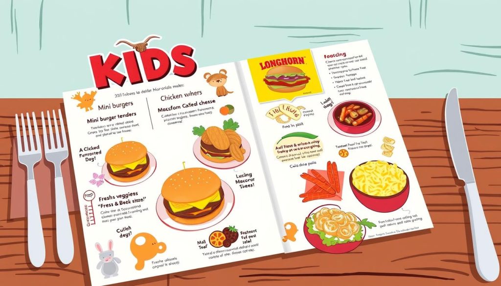 longhorn steakhouse kids menu