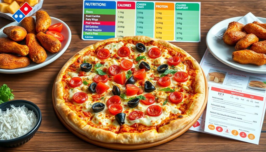 nutrition information at Domino's