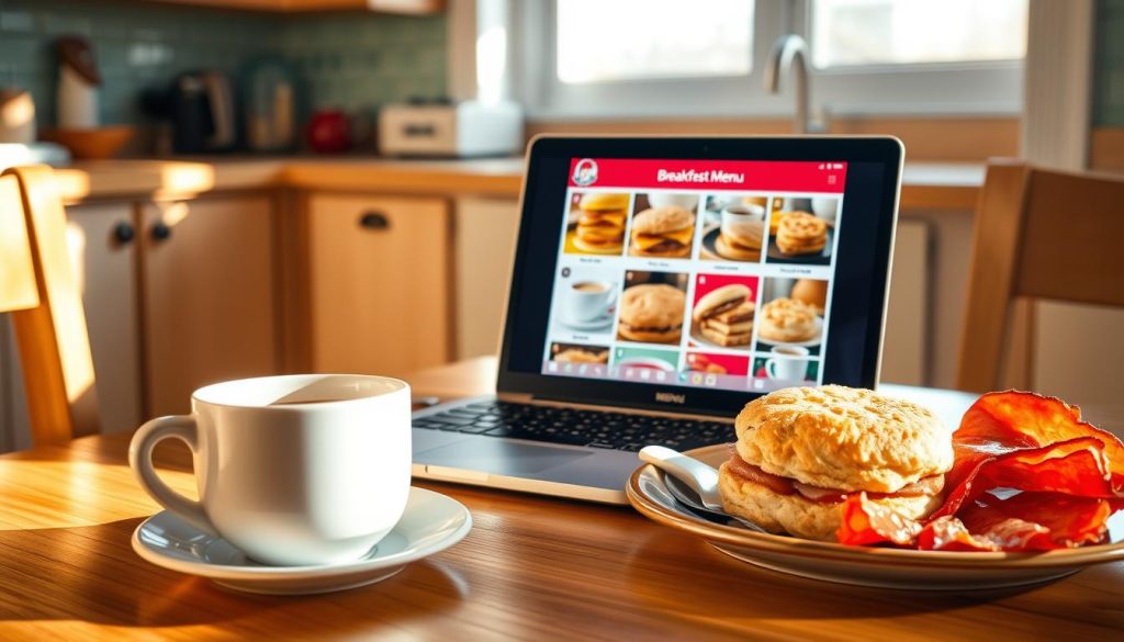 order Wendy's breakfast online