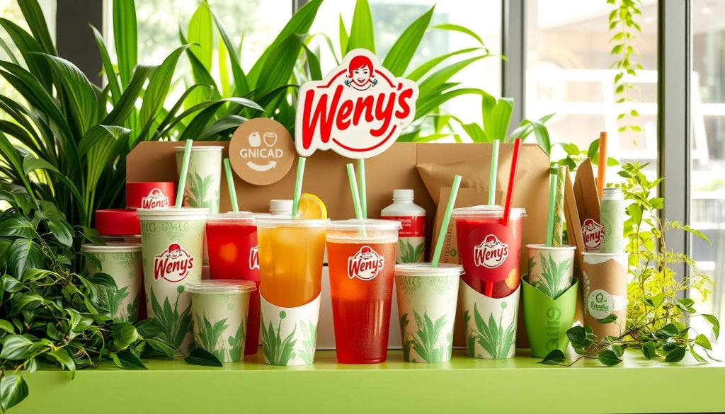 sustainable packaging at Wendy's